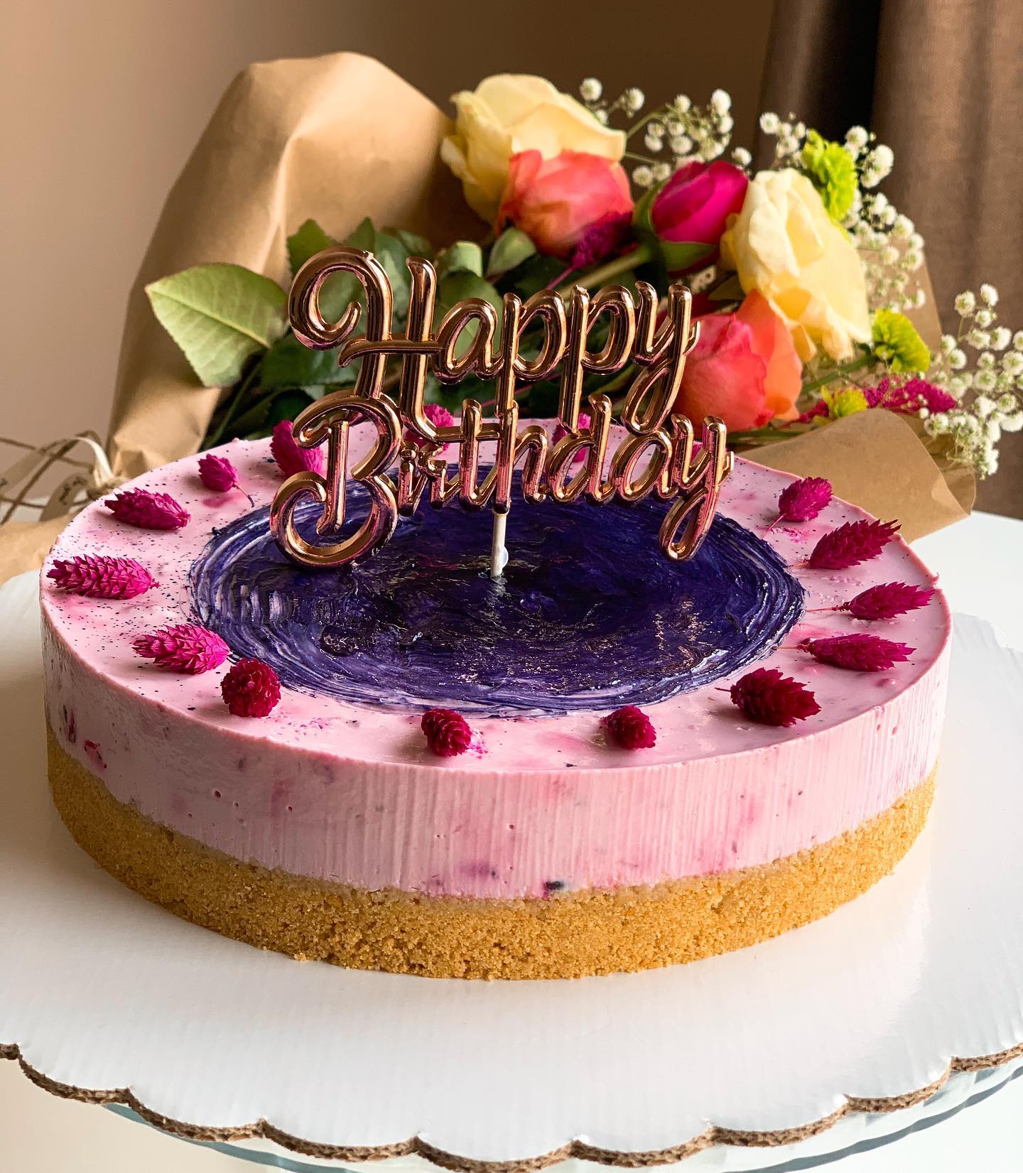 Cheesecake me fruta pylli – Sweet Little Somethings