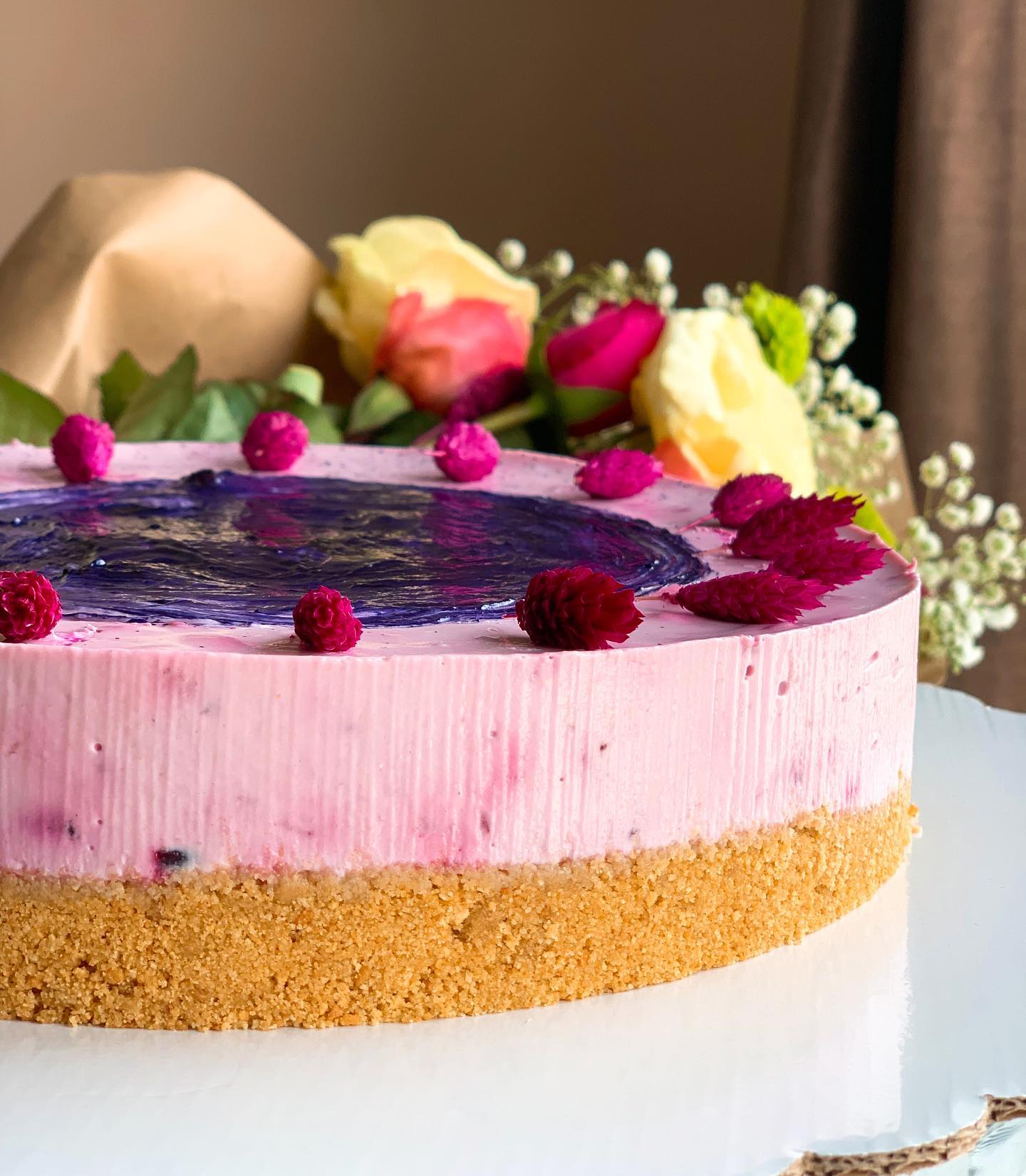 Cheesecake me fruta pylli – Sweet Little Somethings (4)