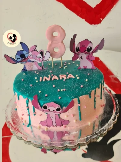 Tortë Stitch për ditëlindjen e 8-të