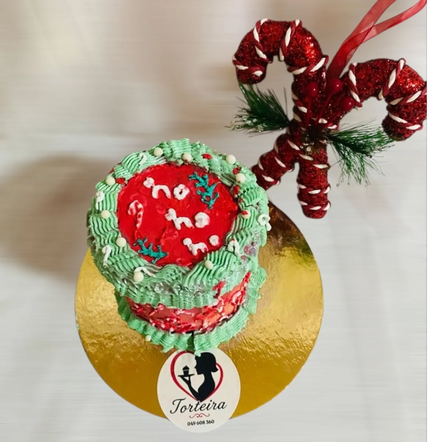 Mini tortë e kuqe Ho Ho Ho – Torteria