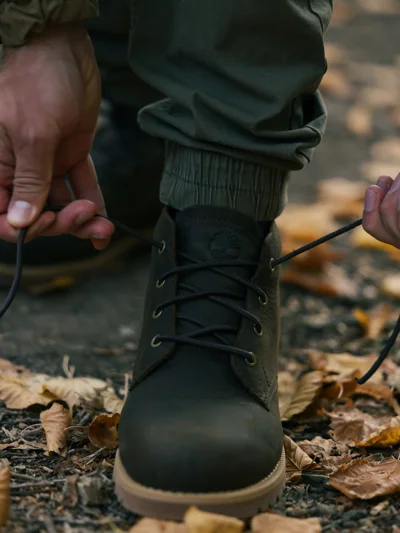 Çizme Timberland të gjelbra të errëta