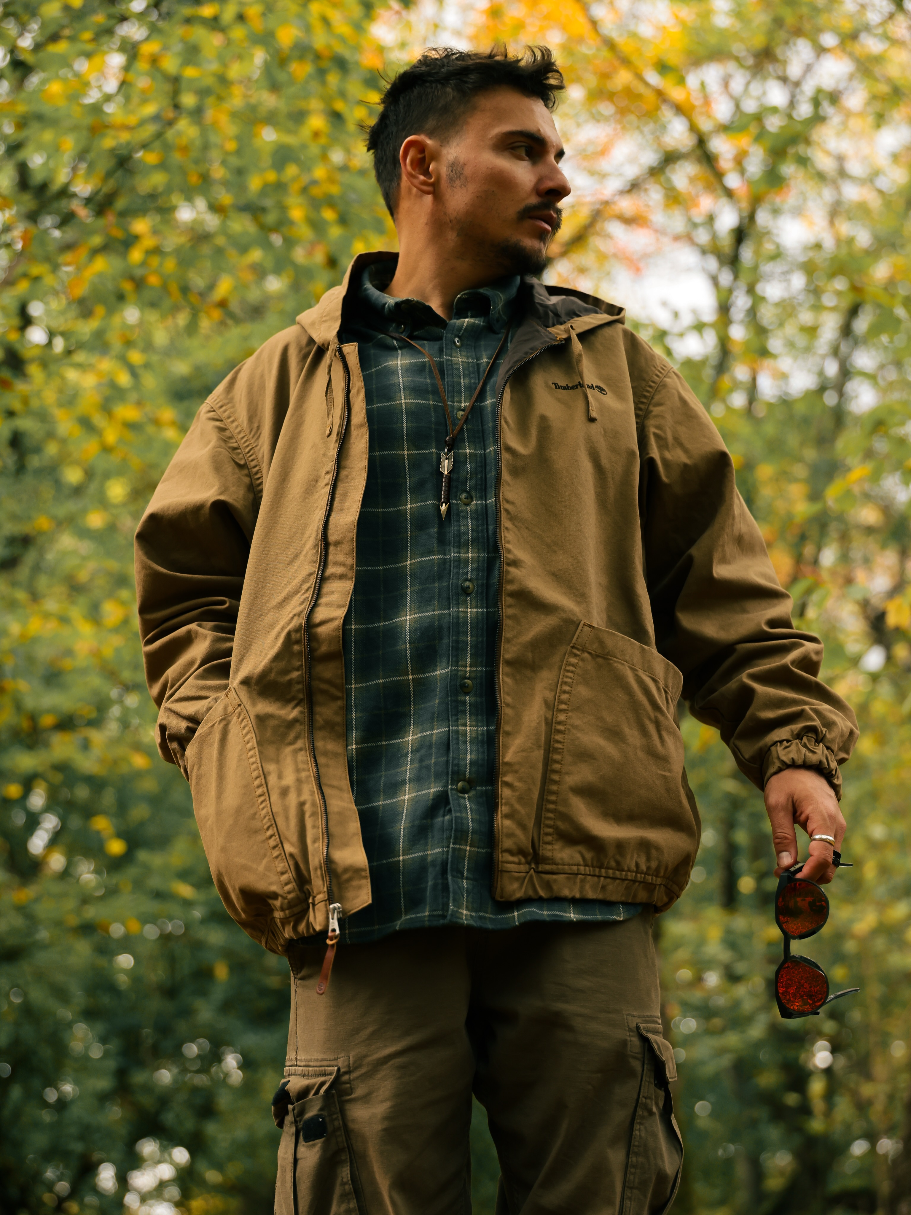 Xhaketë Timberland kafe me kapuç për meshkuj – Timberland Kosova (2)
