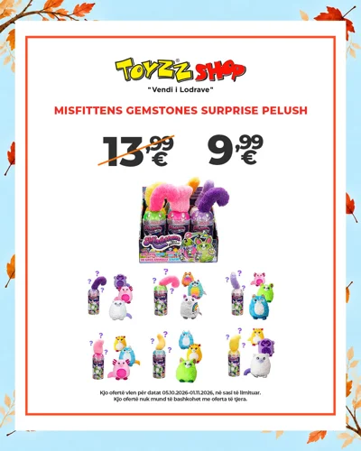 Pelush surprizë Misfittens Gemstones