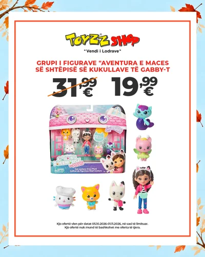 Set figurash me macet e shtëpisë së Gabby-t