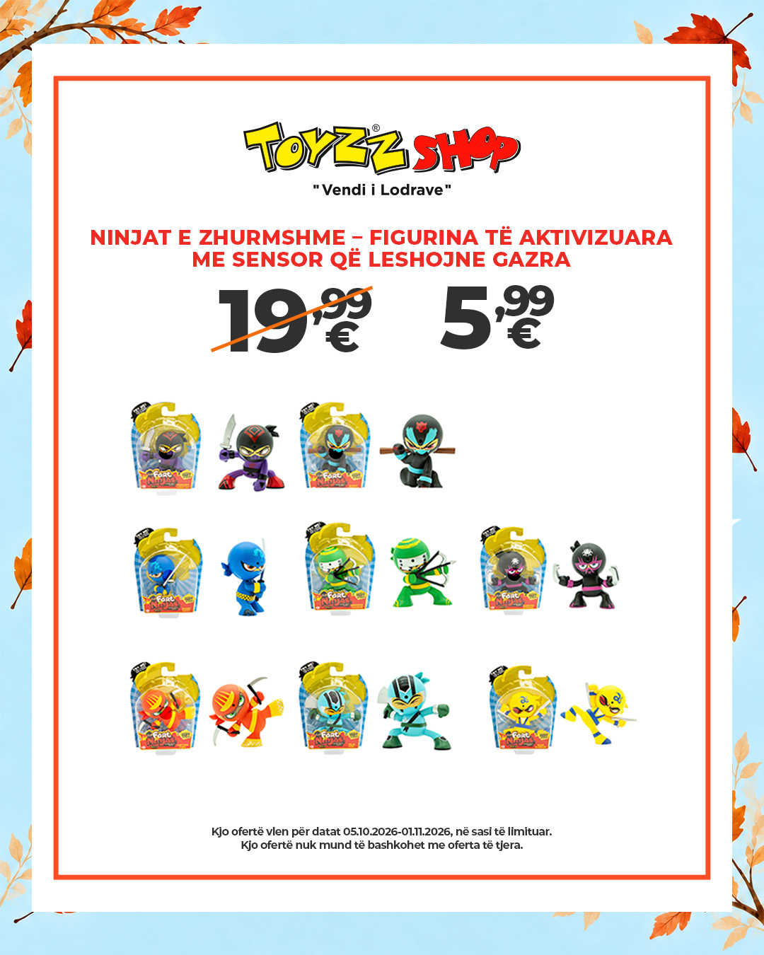 Figura ninja me sensor dhe zë qesharak – Toyzz Shop Kosovo