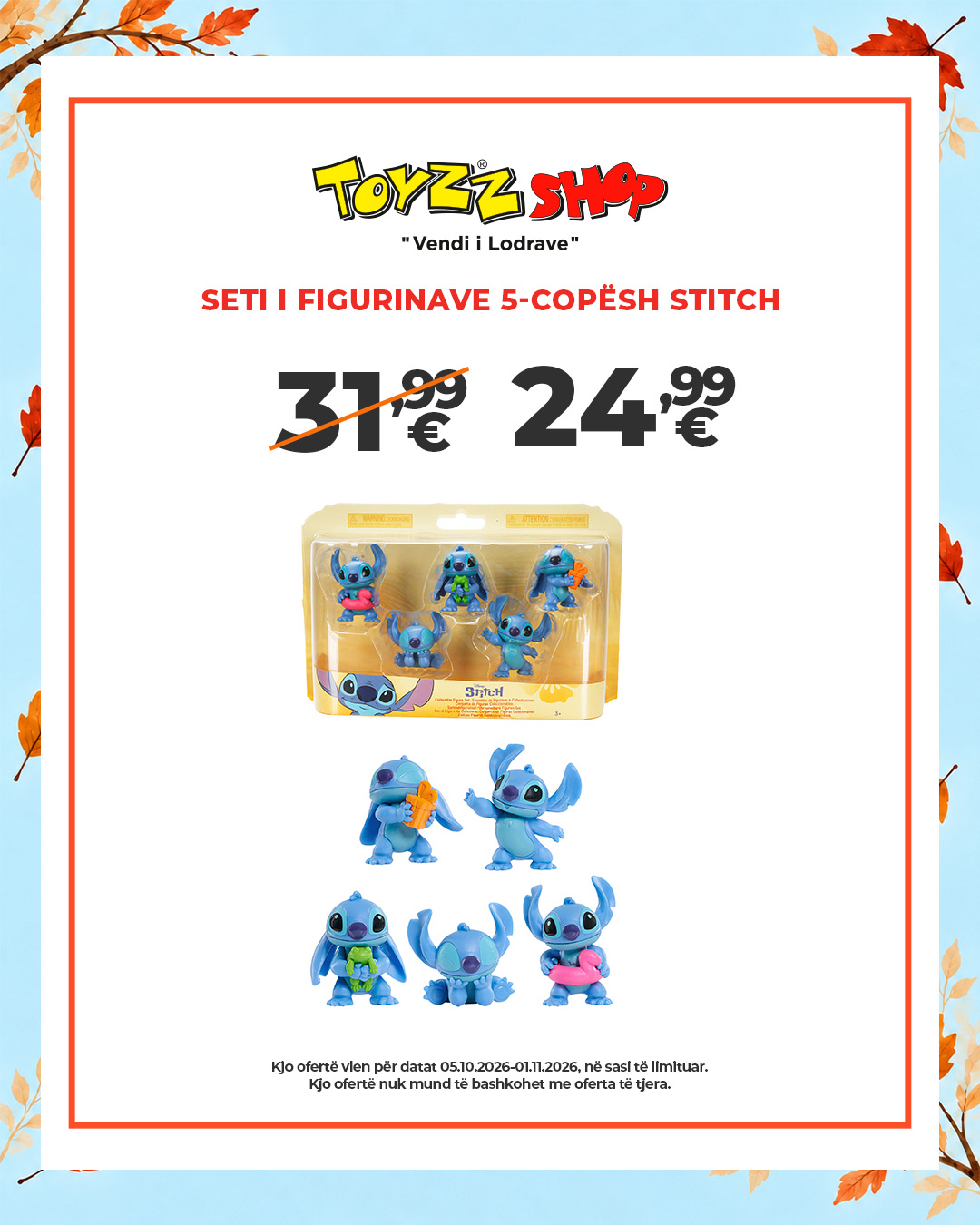 Set figurinash Stitch me 5 copë – Toyzz Shop Kosovo