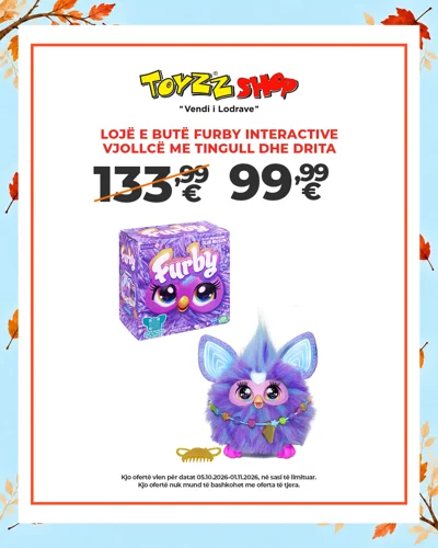 Furby interaktiv vjollcë me tingull dhe drita