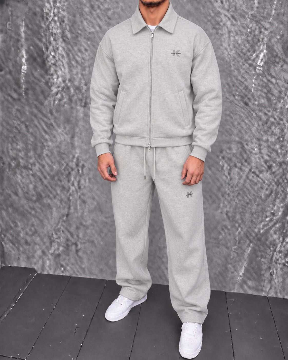 Komplet trenerkash gri për meshkuj – URBAN Clothing Store®️ (2)