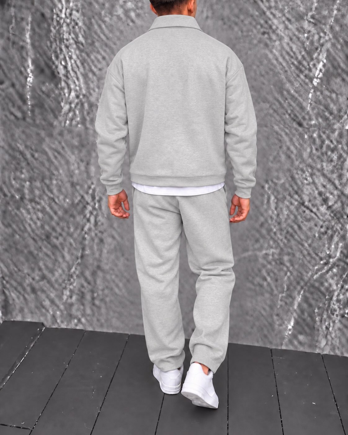 Komplet trenerkash gri për meshkuj – URBAN Clothing Store®️ (3)