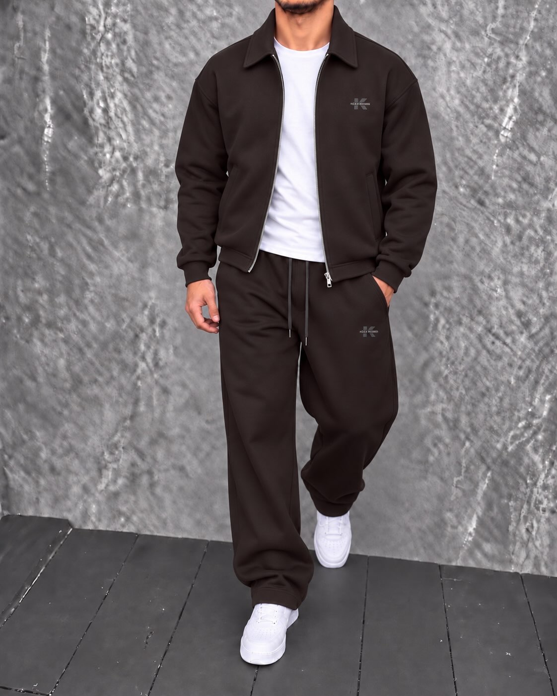Komplet trenerkash blu e errët për meshkuj – URBAN Clothing Store®️ (4)