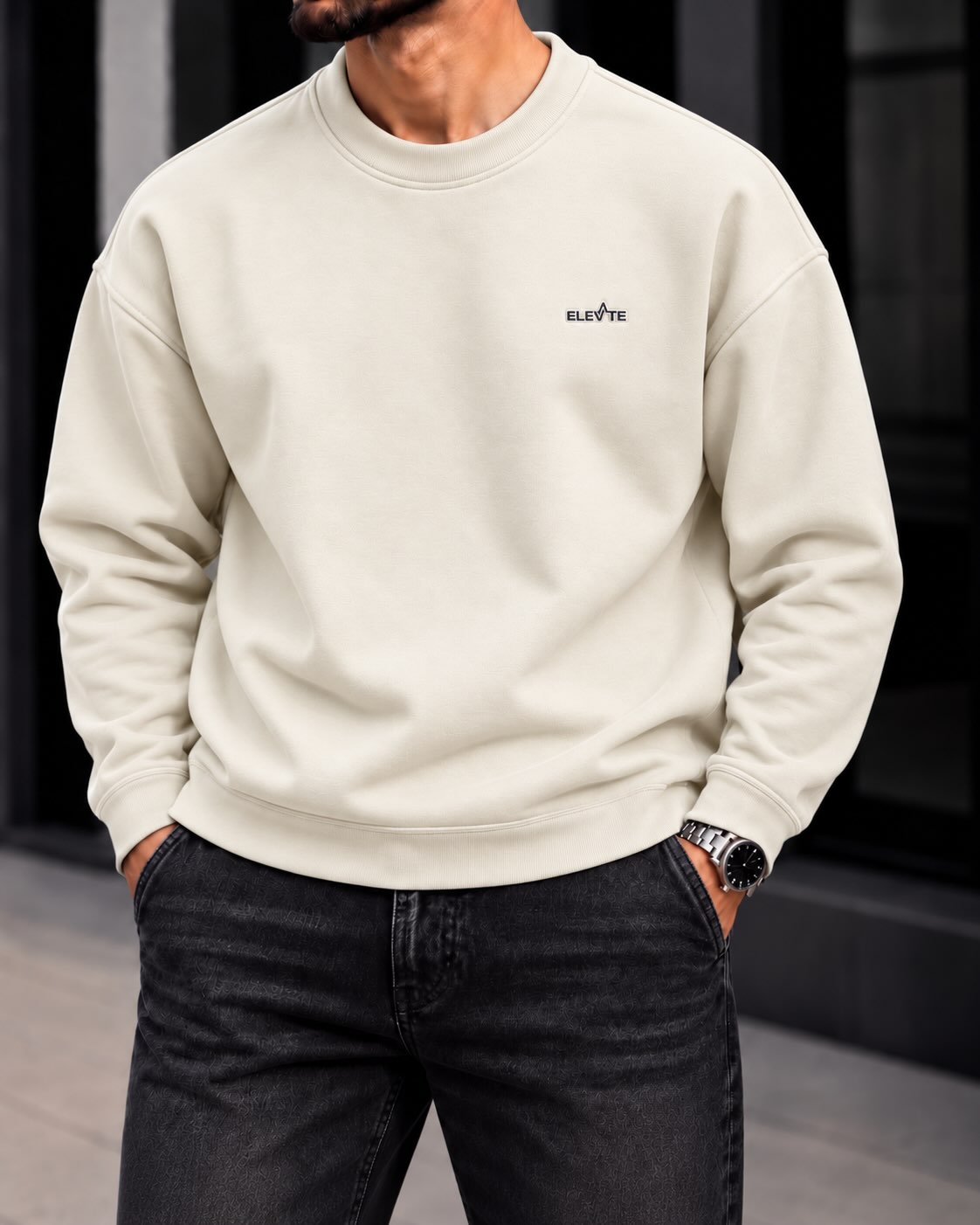 Duks i bardhë oversize për meshkuj – URBAN Clothing Store®️ (3)