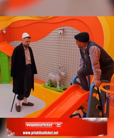 Hapësirë lojërash për fëmijë në dyqan