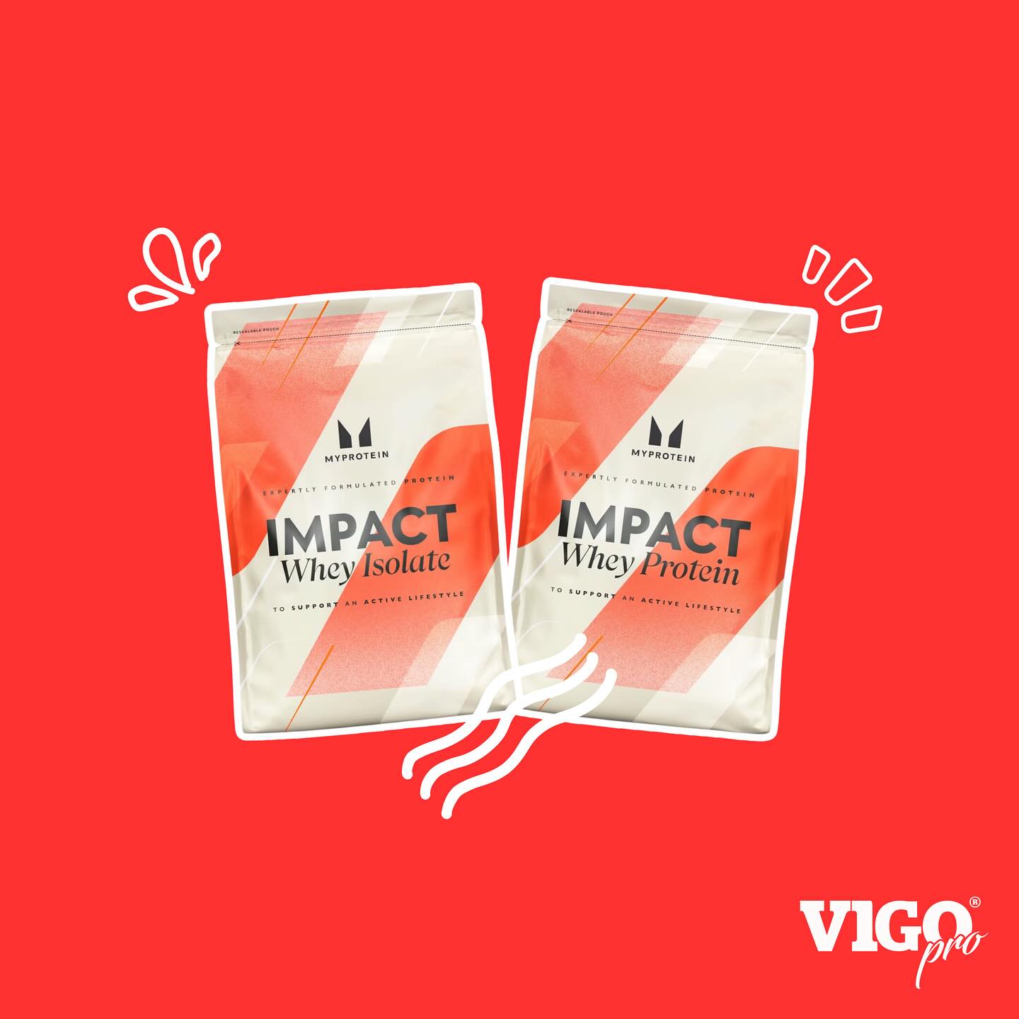 Impact Whey Protein MyProtein 1kg dhe 2.3kg – vigopro.ks