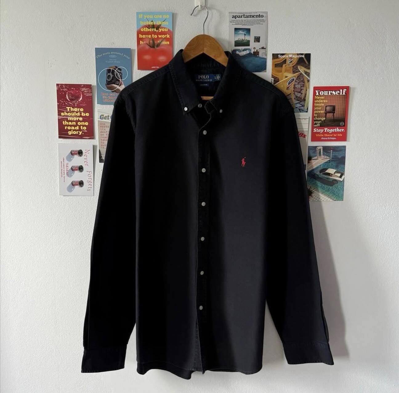 Këmishë e zezë Polo Ralph Lauren me kopsa – Streetwear | Vintage clothing (2)