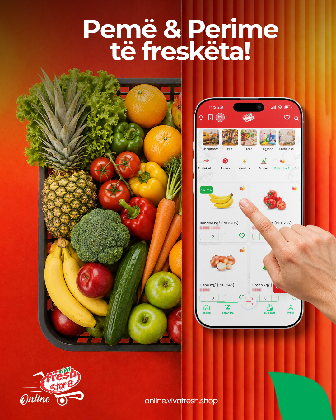 Pemë dhe perime të freskëta! – Viva Fresh Online