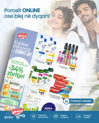 Produkte për kujdesin e fytyrës, flokëve dhe trupit
