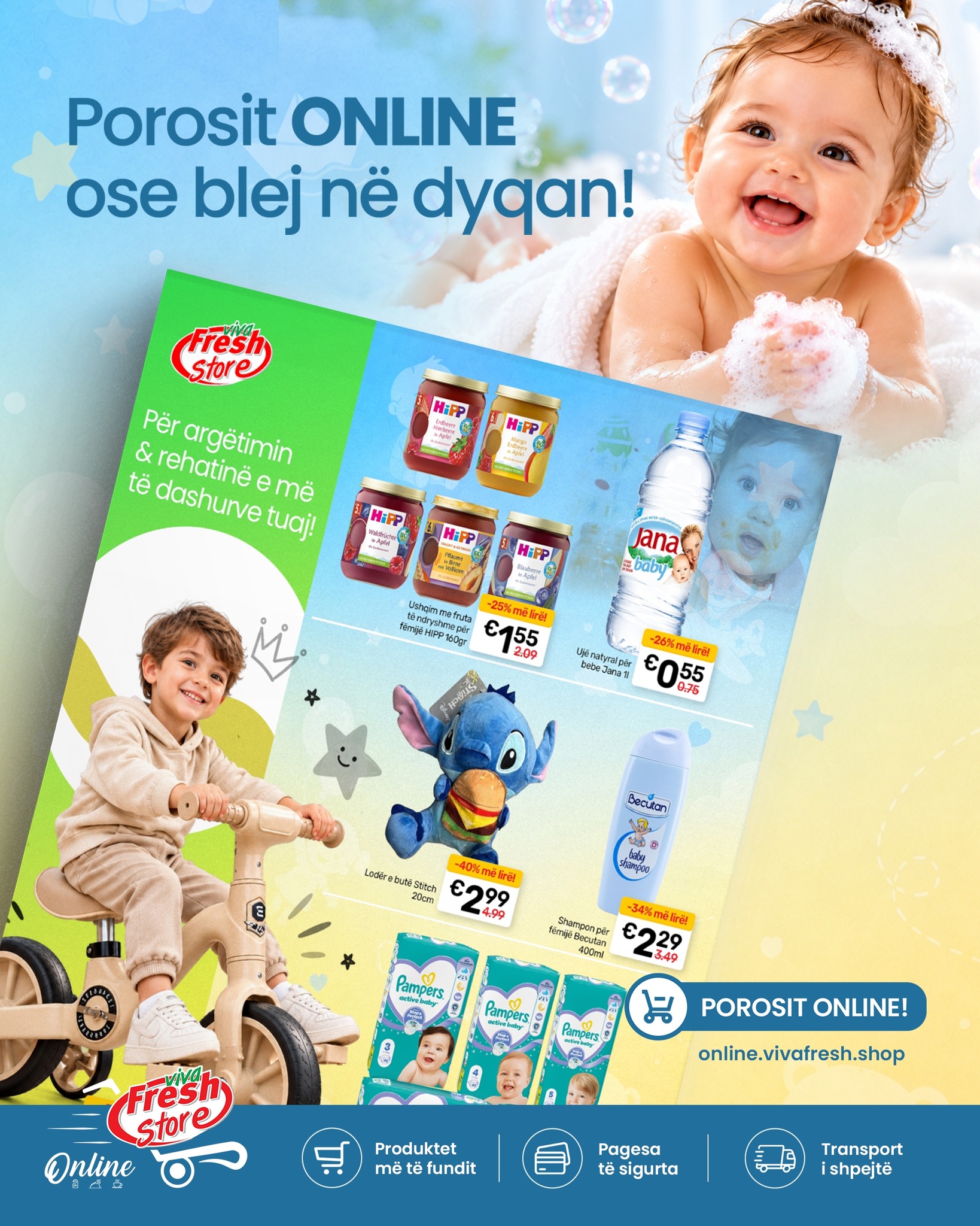 Produkte për bebe dhe fëmijë – Viva Fresh Online