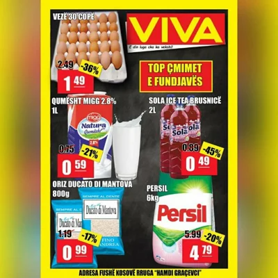 Oferta për vezë qumësht oriz dhe detergjent