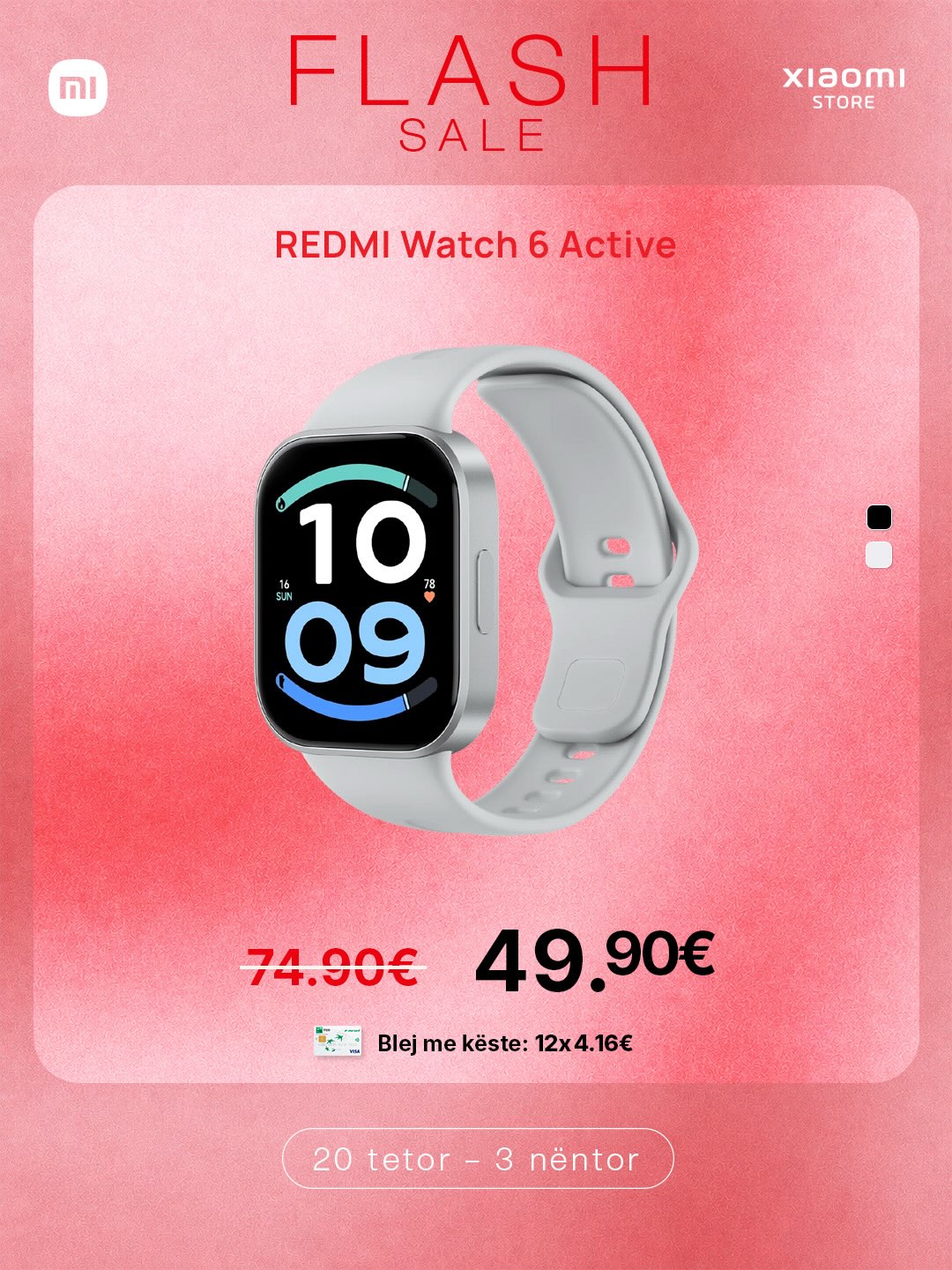 Orë e mençur Redmi Watch 6 e zezë – Xiaomi Kosova (2)