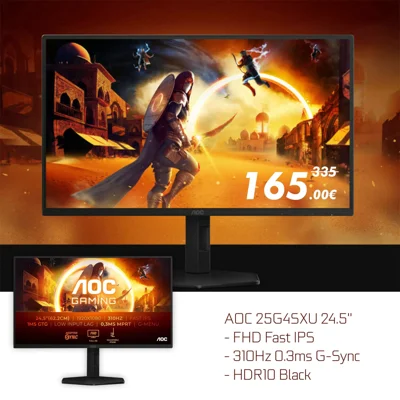Monitorë për zyrë dhe gaming 4K QHD 144Hz