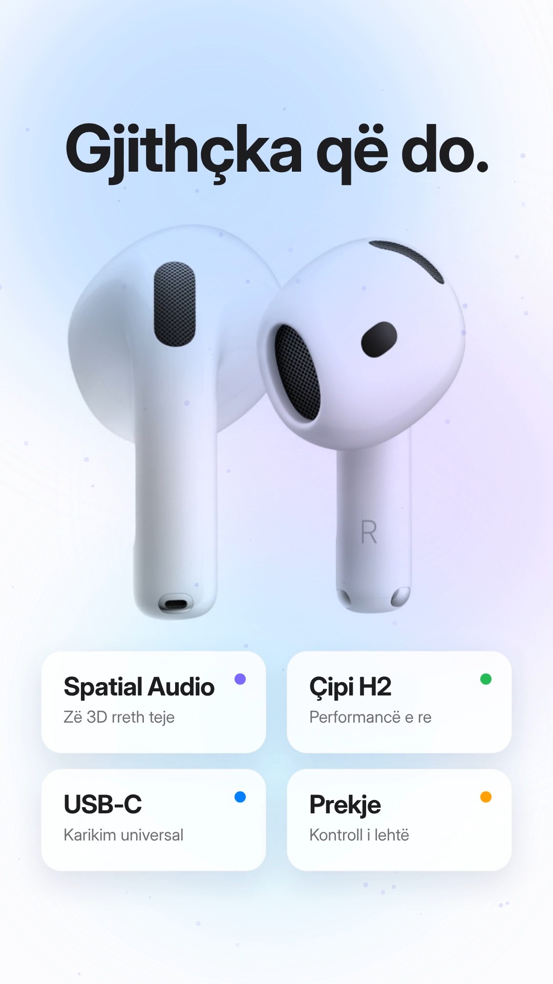 Kufje AirPods 5 me anulim aktiv të zhurmës – ZONE📱⌚️🎧📲24 muaj Garancion.!
