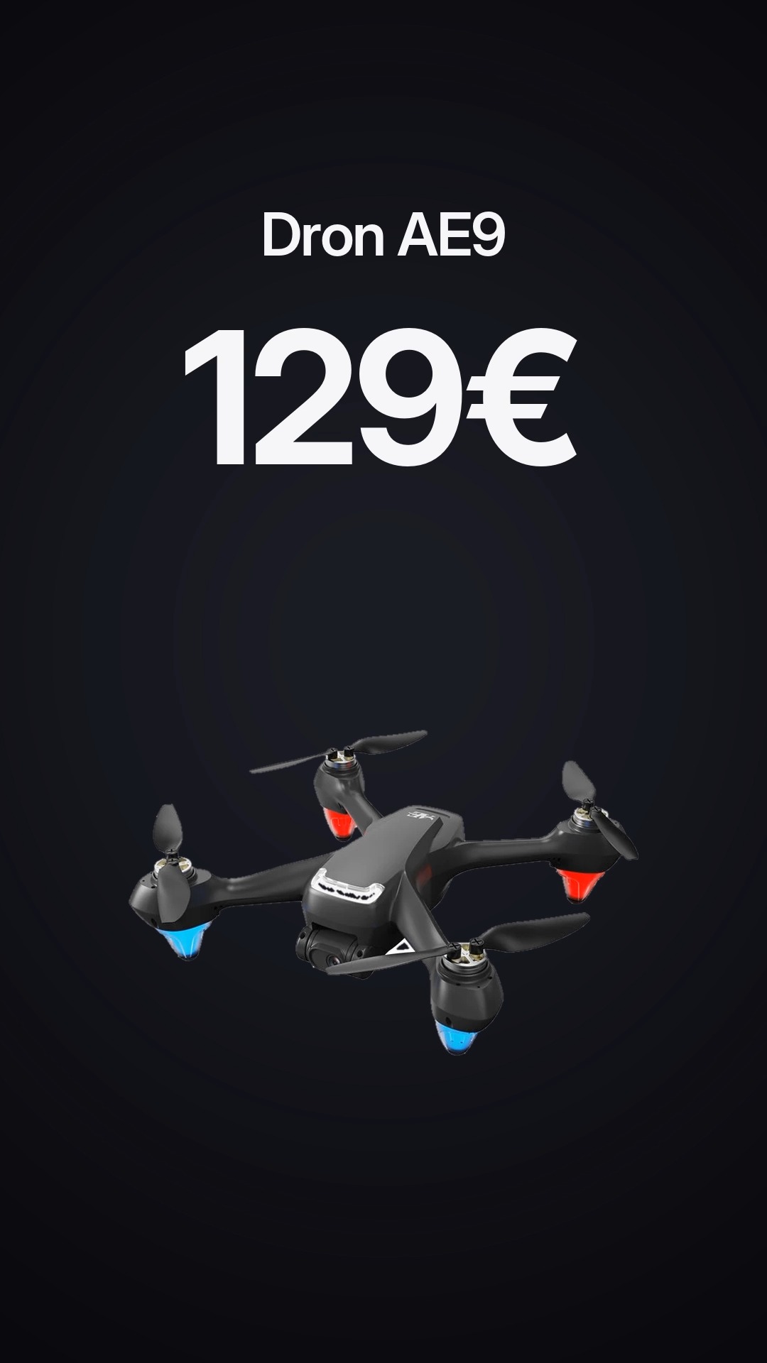 Dron AE9 me kamerë – ZONE📱⌚️🎧📲24 muaj Garancion.!